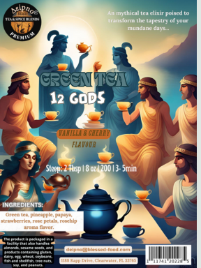 12 GODS Vanilla and cherry flavor