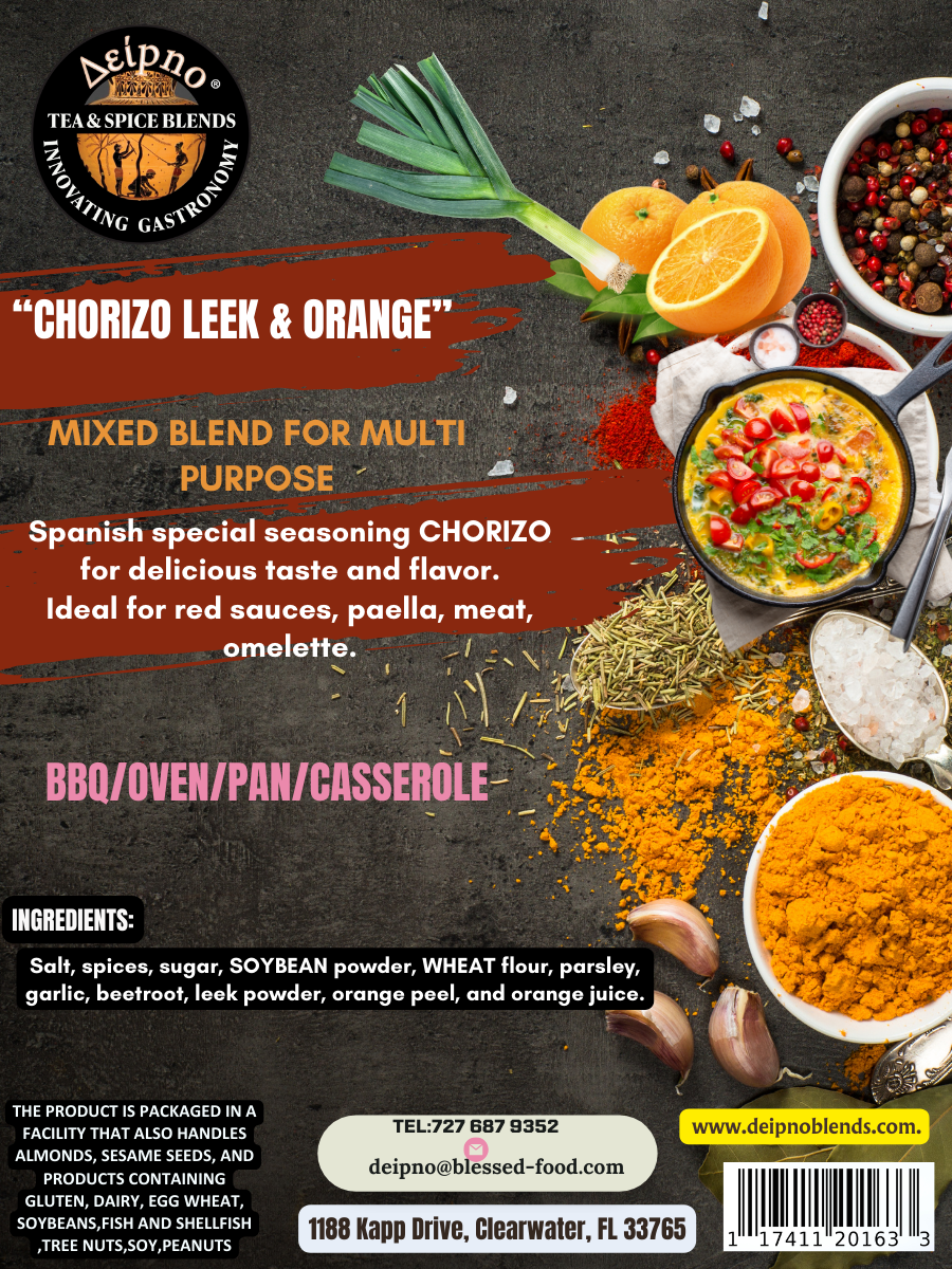 Chorizo Leek & Orange