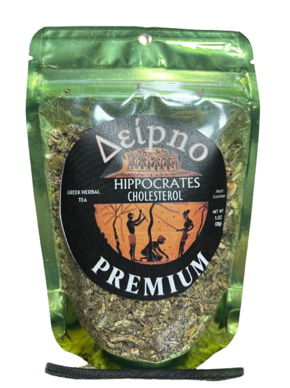 Greek herbal tea blend with hibiscus, milk thistle, fennel, and hawthorn.